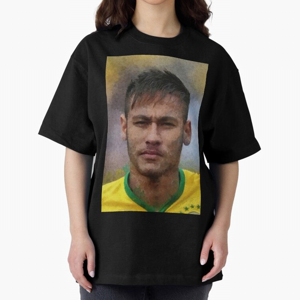 Neymar Oversized T-Shirt Capture Global Football Passion for FIFA World Cup 2026 USA Canada Mexico, Capturing Messi, CR7 and Mbappe, England, France and Netherlands, Global Supporter Spirit, Legendary Goals, National Colors and Tournament