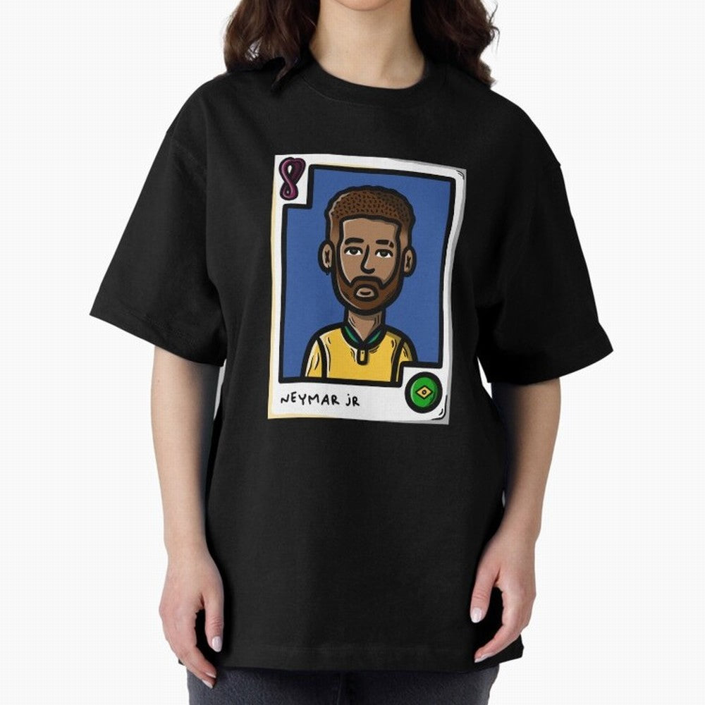 Neymar Classic T-Shirt Elevate FIFA World Cup 2026 Spirit, Filled with France and Portugal, Messi and Cristiano Ronaldo, Sports Nostalgia, International Competition, Famous Players and Unforgettable Victories; Perfect for Supporters Who Want Bold