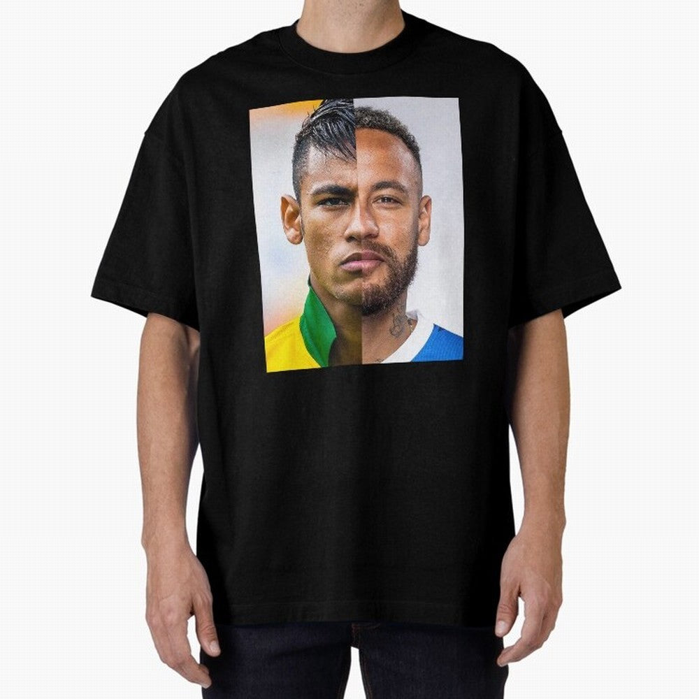 Neymar Oversized T-Shirt Celebrate the Next Chapter of FIFA World Cup 2026 Featuring Neymar, Haaland and Cristiano Ronaldo, Spain and Netherlands Energy, Football Passion, Legendary Performances, Festival Vibes and Supporter Community; Ideal for