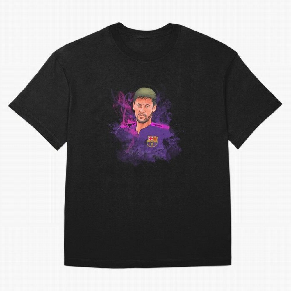 Neymar Oversized T-Shirt Build FIFA World Cup 2026 Group Stage Spirit, Highlighting Argentina, Neymar, Haaland and Cristiano Ronaldo, Sports Nostalgia, International Competition, Famous Players and Unforgettable Victories; Perfect for Fans,
