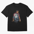 Neymar Brazilian Legend Art Oversized T-Shirt Keep the Match Day Mood of FIFA World Cup 2026 Group Stage Spirit, Made for Argentina and Brazil, Messi, Football Festival Excitement, Trophy Ambitions, Country Rivalries and Star Player Buzz; Great for