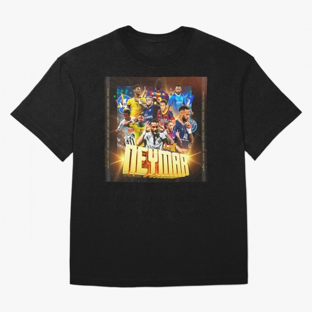 Neymar Best of Career Classic T-Shirt Feel the Roar of FIFA World Cup 2026 Group Stage Highlighting Mbappe and Neymar, Argentina Energy, Championship Spirit, Famous Goals, Roaring Crowds and International Football Unity; Perfect for People Who Love