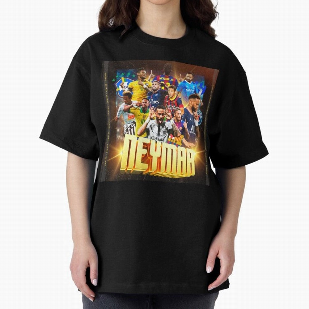 Neymar Best of Career Classic T-Shirt Feel the Roar of FIFA World Cup 2026 Group Stage Highlighting Mbappe and Neymar, Argentina Energy, Championship Spirit, Famous Goals, Roaring Crowds and International Football Unity; Perfect for People Who Love