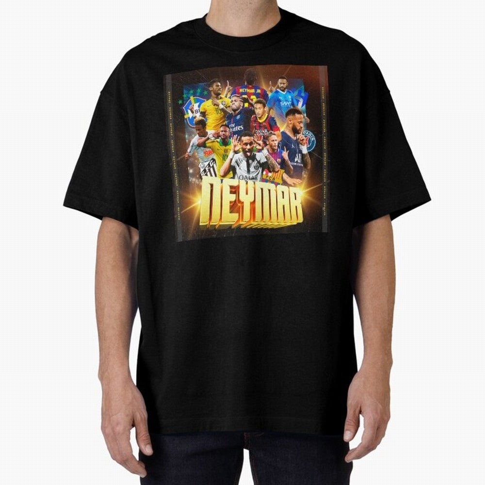 Neymar Best of Career Classic T-Shirt Feel the Roar of FIFA World Cup 2026 Group Stage Highlighting Mbappe and Neymar, Argentina Energy, Championship Spirit, Famous Goals, Roaring Crowds and International Football Unity; Perfect for People Who Love