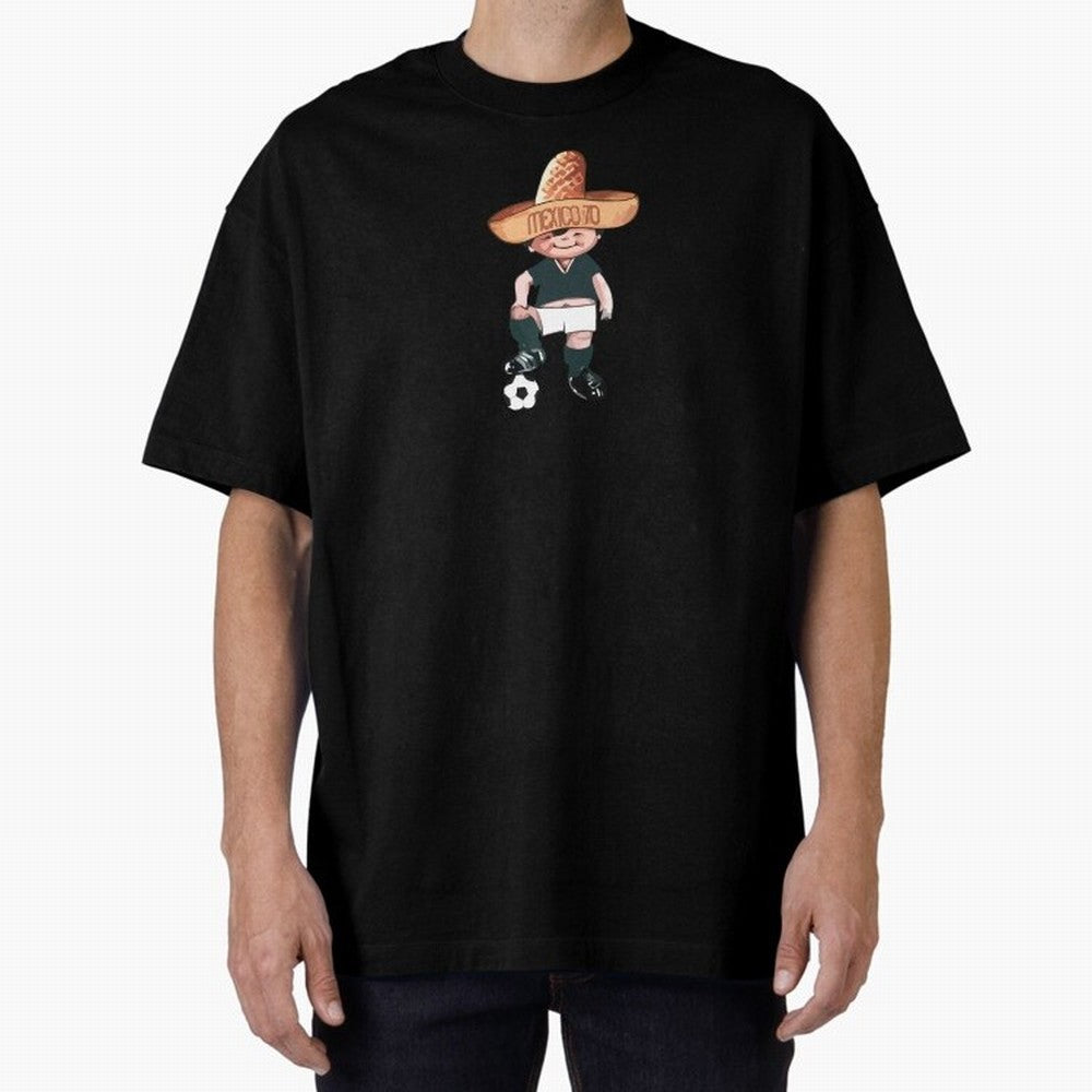 Classic Soccer Retro Mexico 1970 Oversized T-Shirt Bring Bold Fan Energy to FIFA World Cup 2026 Group Stage for Fans of Neymar, Haaland and Cristiano Ronaldo and Spain and Netherlands, Bringing Goal Celebration Energy, Supporter Heritage, Football
