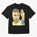 Neymar Futbol Oversized T-Shirt Discover FIFA World Cup 2026 Group Stage with Messi, Argentina and Brazil Energy, Sports Nostalgia, International Competition, Famous Players and Unforgettable Victories; Perfect for People Who Love Argentina,