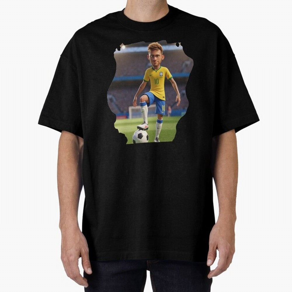 Football 3D Classic T-Shirt Share Global Football Passion for FIFA World Cup 2026 USA Canada Mexico, Driven by Haaland, Netherlands, Championship Spirit, Famous Goals, Roaring Crowds and International Football Unity; Perfect for Supporters Who Want