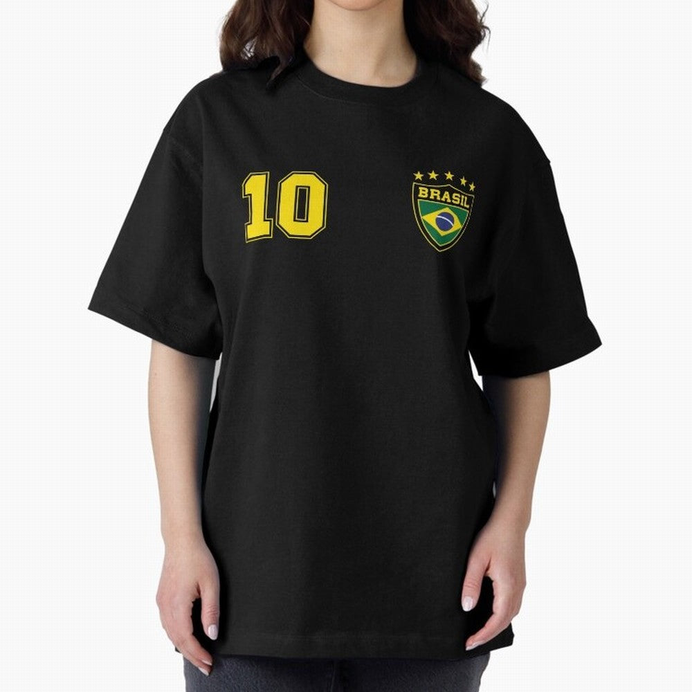 Classic Brasil Soccer No. 10 Brazil World Jersey Cup T Shirt Essential T-Shirt Celebrate Football Dreams Across FIFA World Cup 2026 with Haaland and Mbappe, Germany Energy, Tournament Hype, Historic Matchups, Family Viewing Parties and Global
