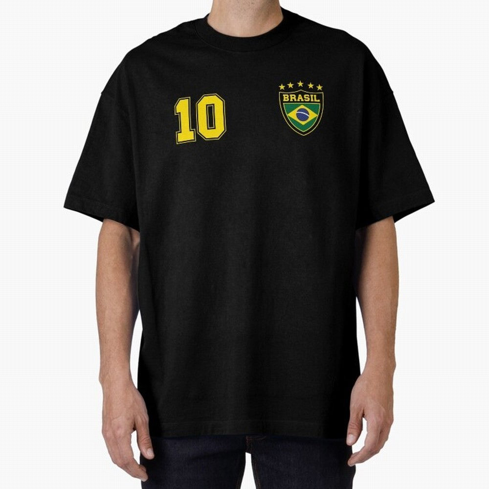 Classic Brasil Soccer No. 10 Brazil World Jersey Cup T Shirt Essential T-Shirt Celebrate Football Dreams Across FIFA World Cup 2026 with Haaland and Mbappe, Germany Energy, Tournament Hype, Historic Matchups, Family Viewing Parties and Global