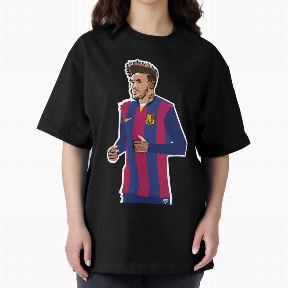 Neymar prime Oversized T-Shirt Honor the Football Icons of FIFA World Cup 2026 for Fans of Cristiano Ronaldo and Germany, Bringing Football Festival Excitement, Trophy Ambitions, Country Rivalries and Star Player Buzz; Ideal for Football Dads,