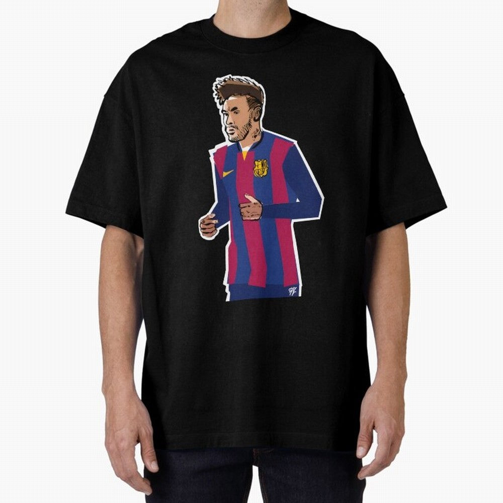 Neymar prime Oversized T-Shirt Honor the Football Icons of FIFA World Cup 2026 for Fans of Cristiano Ronaldo and Germany, Bringing Football Festival Excitement, Trophy Ambitions, Country Rivalries and Star Player Buzz; Ideal for Football Dads,