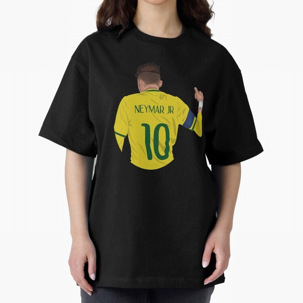 Neymar Junior Oversized T-Shirt Capture Stadium Memories from FIFA World Cup 2026 USA Canada Mexico Made for Cristiano Ronaldo, Haaland and CR7, Netherlands Energy, Soccer Culture, Superstar Moments, National Team Dreams and Competitive Fire;