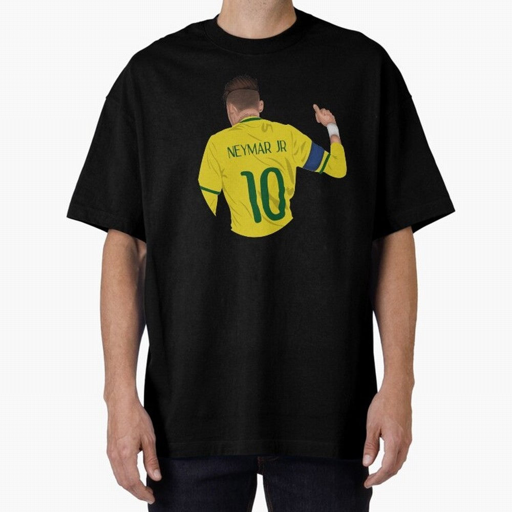 Neymar Junior Oversized T-Shirt Capture Stadium Memories from FIFA World Cup 2026 USA Canada Mexico Made for Cristiano Ronaldo, Haaland and CR7, Netherlands Energy, Soccer Culture, Superstar Moments, National Team Dreams and Competitive Fire;