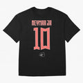 Neymar 10 Oversized T-Shirt Carry the Colors and Pride of the FIFA World Cup 2026 Group Stage Journey through Haaland and Mbappe Highlights, Argentina Pride, Global Supporter Spirit, Legendary Goals, National Colors and Tournament Celebration;