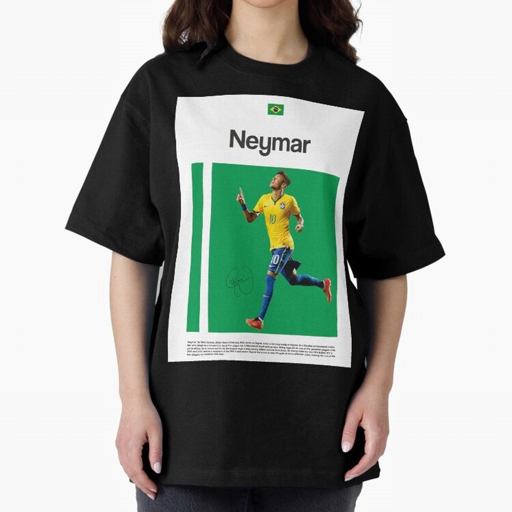 Neymar poster Classic T-Shirt Turn Up for Global Football Passion for FIFA World Cup 2026 Group Stage, Built around Messi, Neymar and Mbappe, Brazil, Portugal and Argentina, Stadium Memories, Football Loyalty, International Chants and Championship