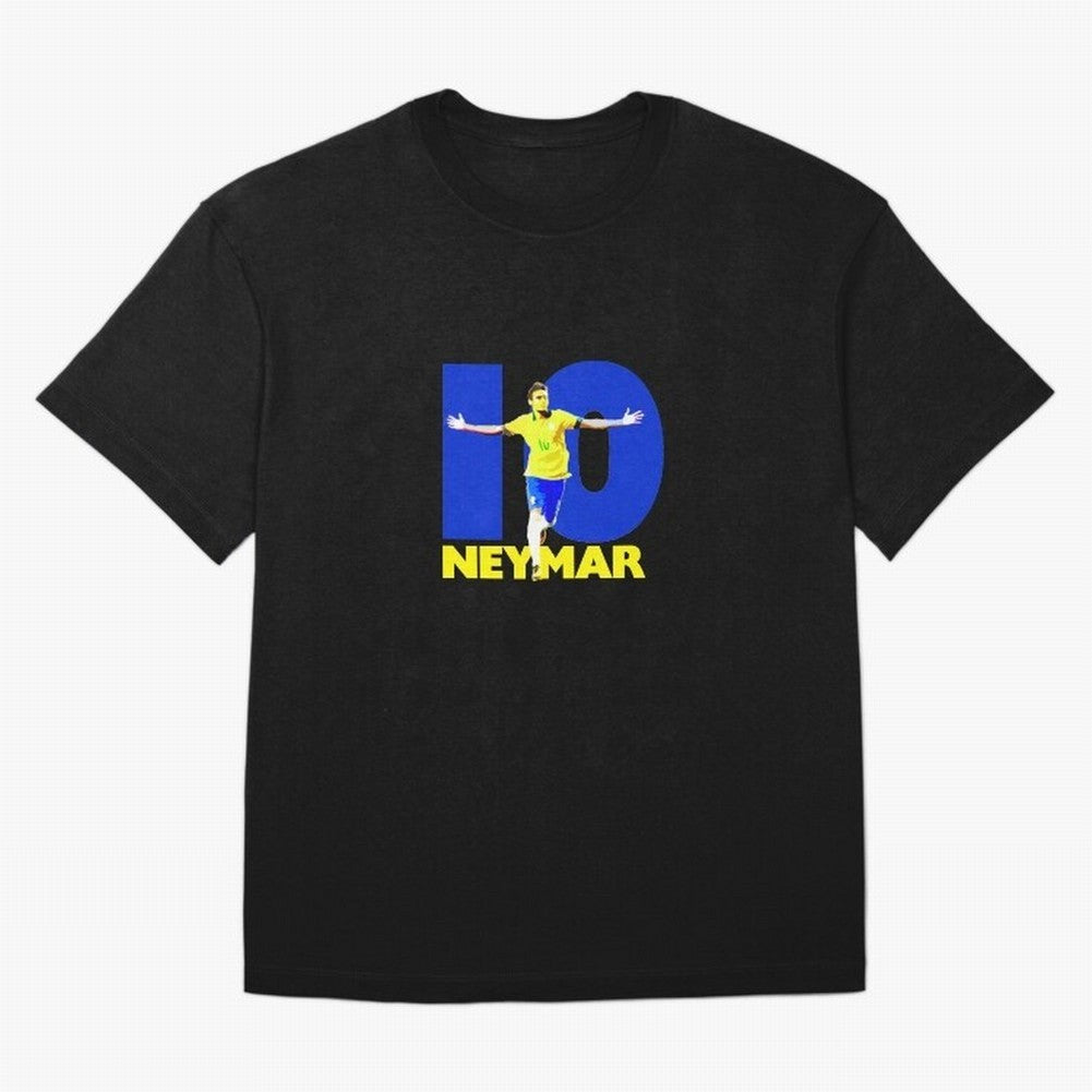 Neymar 10 Oversized T-Shirt Celebrate Golden Goal Energy in the FIFA World Cup 2026 Journey through Haaland and Mbappe Highlights, England and Germany Pride, Championship Spirit, Famous Goals, Roaring Crowds and International Football Unity;