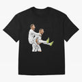 Illustration Neymar Classic T-Shirt Share Global Football Passion for FIFA World Cup 2026 Group Stage, Celebrating Mbappe and Neymar, England, France and Netherlands, Sports Nostalgia, International Competition, Famous Players and Unforgettable