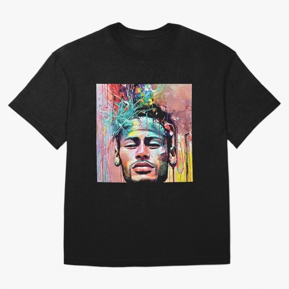Colorful Neymar Oversized T-Shirt Celebrate Unforgettable Nights in Global Football Passion for FIFA World Cup 2026, Built around CR7, Spain and Netherlands, Stadium Chants, National Pride, Trophy Dreams and Unforgettable Football Memories; Built