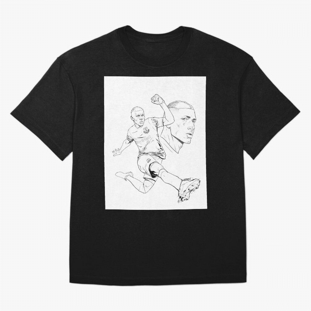 richarlison Oversized T-Shirt Build FIFA World Cup 2026 USA Canada Mexico Spirit, Highlighting Spain and Netherlands, CR7, Match Day Excitement, Supporter Culture, Golden Goals and Global Football Passion; Created for Match Day Parties, Soccer