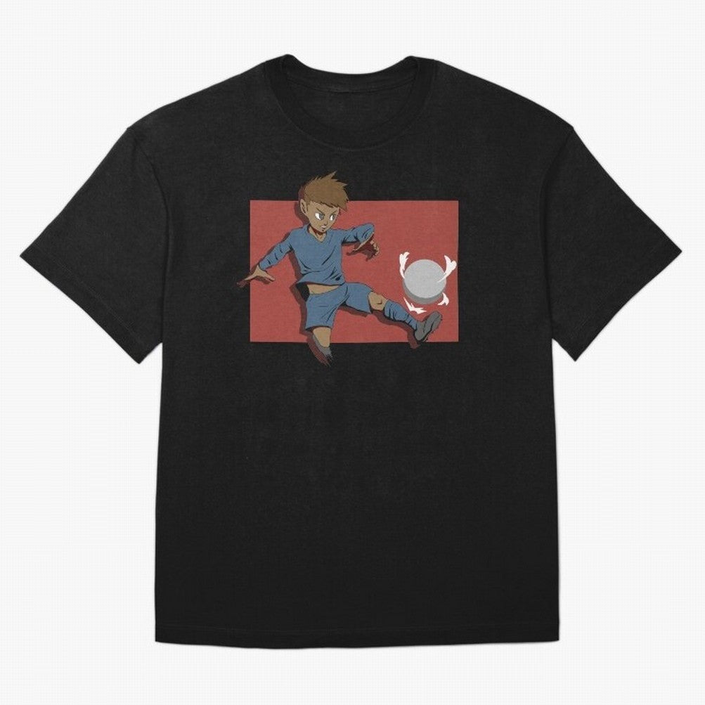 Footballer in action Oversized T-Shirt Build FIFA World Cup 2026 Group Stage Connected to CR7 and Messi, Brazil, Portugal and Argentina Energy, Worldwide Fan Energy, Dramatic Goals, Stadium Lights and Championship Celebrations; Ideal for Football