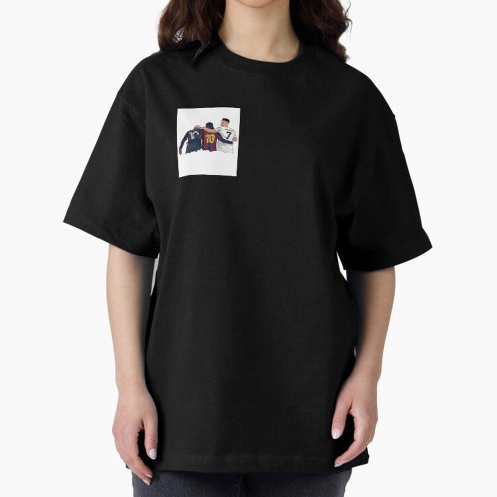 MessixNeymarxRonaldo Classic T-Shirt Capture Stadium Memories from Global Football Passion for FIFA World Cup 2026, Inspired by Cristiano Ronaldo, Haaland and CR7, Argentina and Brazil, Tournament Hype, Historic Matchups, Family Viewing Parties and