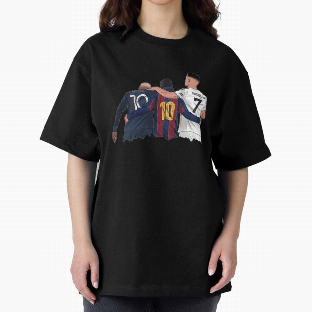 Football Messi, Ronaldo, neymar tshirt Classic T-Shirt Keep Football History Alive during the FIFA World Cup 2026 Journey through Messi and Cristiano Ronaldo Highlights, Brazil, Portugal and Argentina Pride, Football Festival Excitement, Trophy