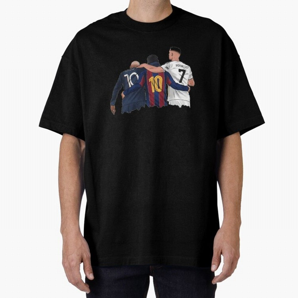 Football Messi, Ronaldo, neymar tshirt Classic T-Shirt Keep Football History Alive during the FIFA World Cup 2026 Journey through Messi and Cristiano Ronaldo Highlights, Brazil, Portugal and Argentina Pride, Football Festival Excitement, Trophy