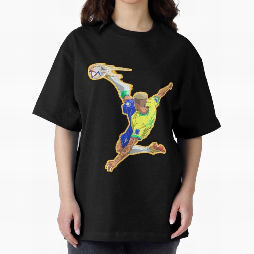 Richarlison Anime Goal Essential T-Shirt Spotlight FIFA World Cup 2026 Group Stage Highlighting Cristiano Ronaldo, England Energy, Classic Soccer Heritage, Championship Pressure, Fan Loyalty and International Pride; Ideal for Passionate Fans Who
