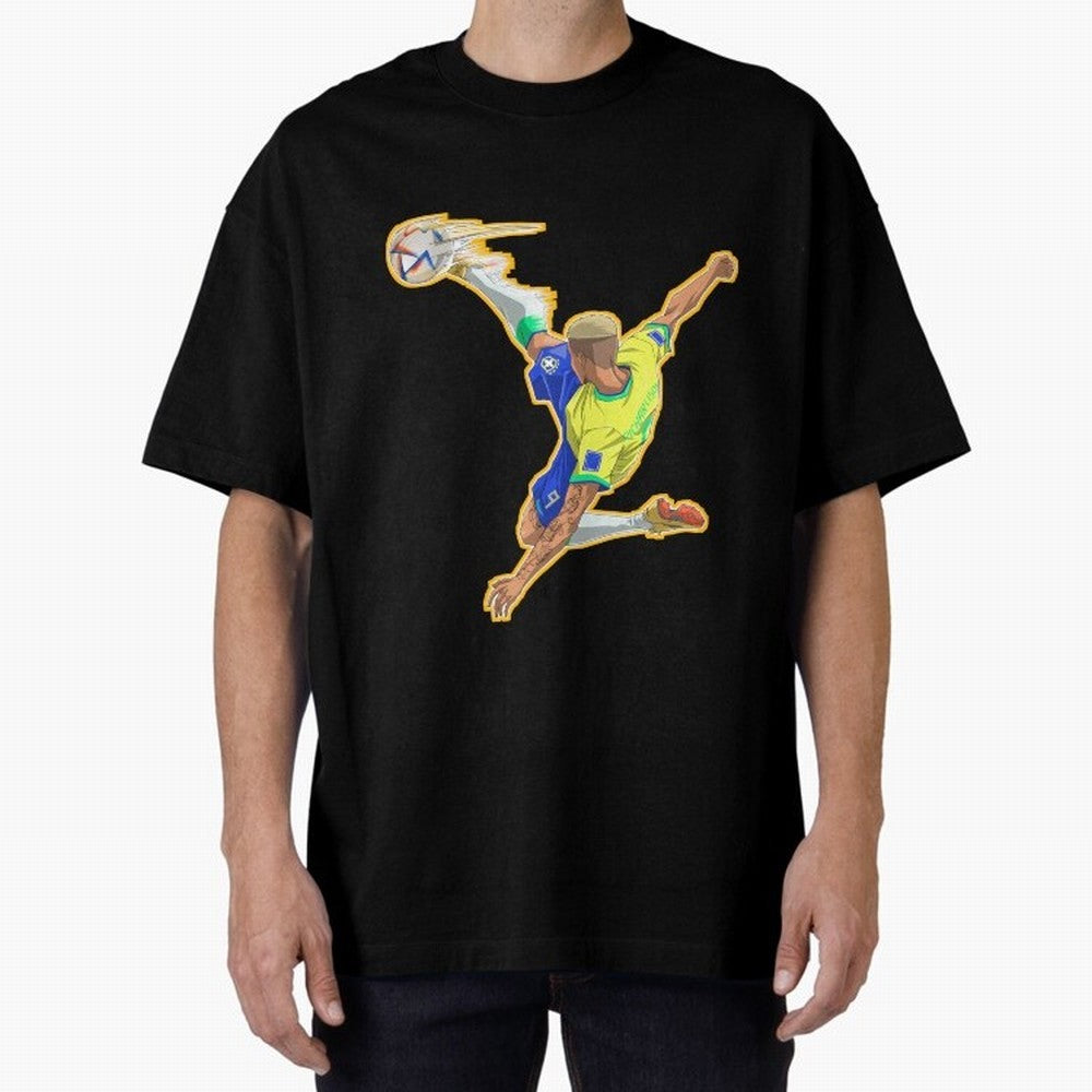 Richarlison Anime Goal Essential T-Shirt Spotlight FIFA World Cup 2026 Group Stage Highlighting Cristiano Ronaldo, England Energy, Classic Soccer Heritage, Championship Pressure, Fan Loyalty and International Pride; Ideal for Passionate Fans Who
