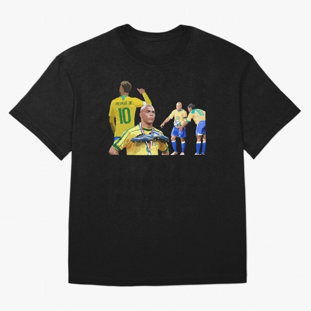 Brazilian Icons Oversized T-Shirt Make Every Match About FIFA World Cup 2026 USA Canada Mexico Made for Mbappe and Neymar, England and Germany Energy, Fan Favorite Moments, National Team Passion, Big Match Drama and Soccer History; Great for Watch