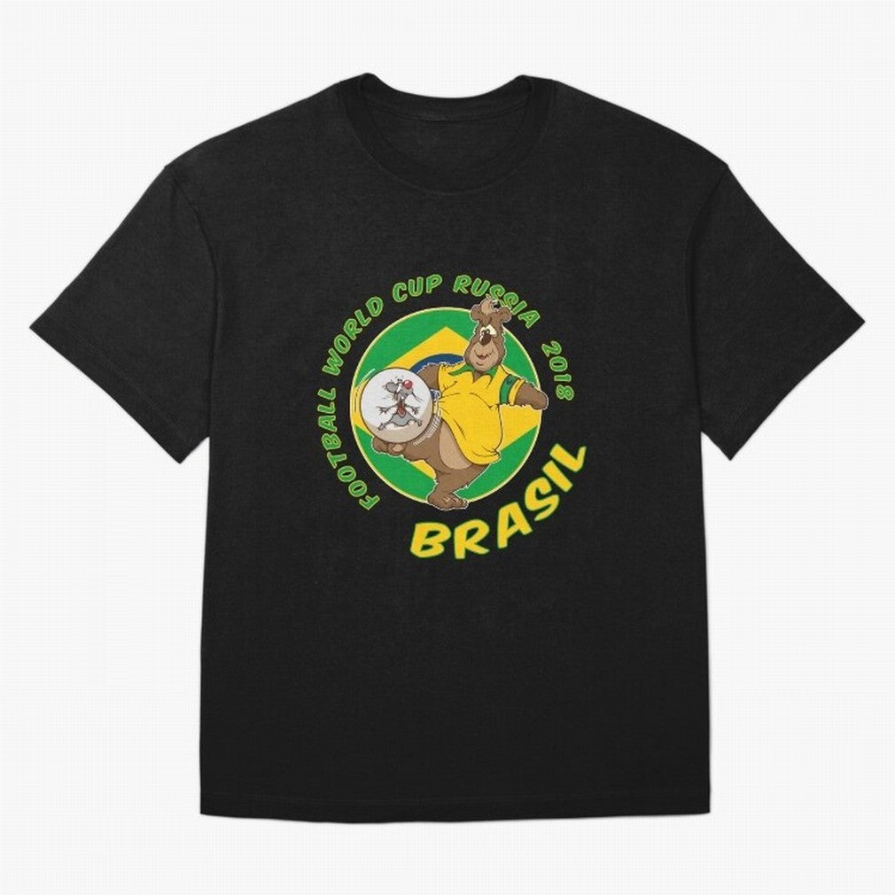 Football Russia 2018 World Cup Brazil T shirts and Merchandise Oversized T-Shirt Celebrate Rivalries and Pride in FIFA World Cup 2026 USA Canada Mexico Built around Neymar, Brazil Energy, Football Passion, Legendary Performances, Festival Vibes and