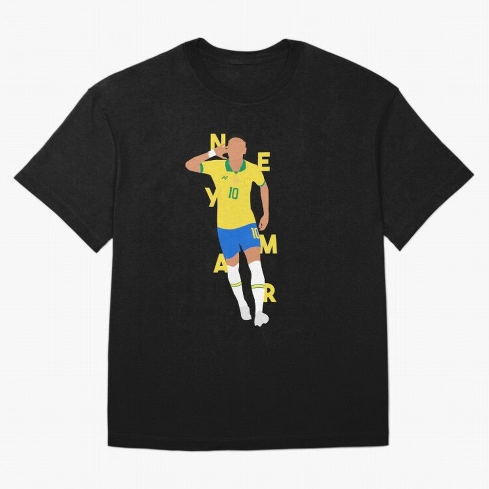 Neymar x Brazil Classic T-Shirt Bring Retro Soccer Energy to FIFA World Cup 2026 USA Canada Mexico Spirit, Inspired by Portugal, Spain and Germany, Mbappe and Neymar, Soccer Culture, Superstar Moments, National Team Dreams and Competitive Fire;