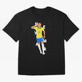 Neymar x Brazil Oversized T-Shirt Feel International Energy from Global Football Passion for FIFA World Cup 2026, Driven by Cristiano Ronaldo, Haaland and CR7, France, Stadium Memories, Football Loyalty, International Chants and Championship