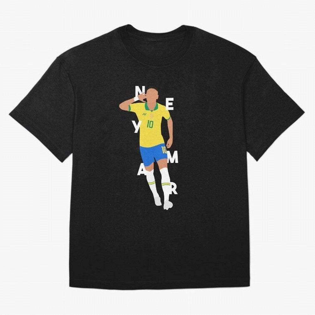 Neymar x Brazil Oversized T-Shirt Feel International Energy from Global Football Passion for FIFA World Cup 2026, Driven by Cristiano Ronaldo, Haaland and CR7, France, Stadium Memories, Football Loyalty, International Chants and Championship