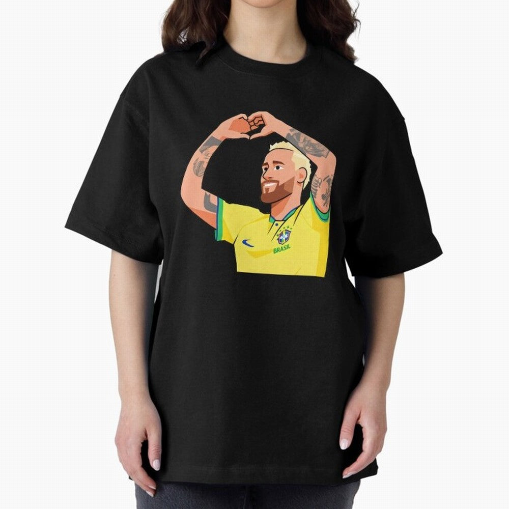 World Cup Neymar Oversized T-Shirt Enjoy the Biggest Football Party of FIFA World Cup 2026 Group Stage Featuring Messi, Neymar and Mbappe, England, France and Netherlands Energy, Match Day Excitement, Supporter Culture, Golden Goals and Global