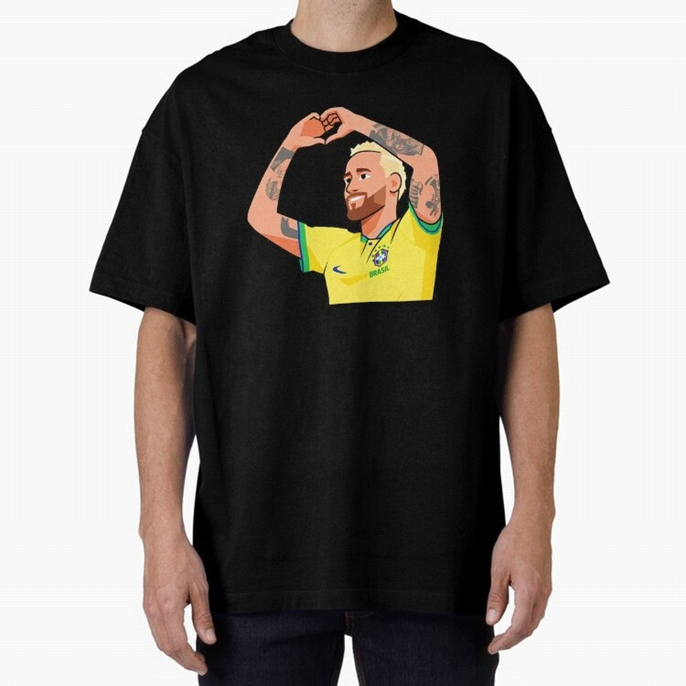 World Cup Neymar Oversized T-Shirt Enjoy the Biggest Football Party of FIFA World Cup 2026 Group Stage Featuring Messi, Neymar and Mbappe, England, France and Netherlands Energy, Match Day Excitement, Supporter Culture, Golden Goals and Global