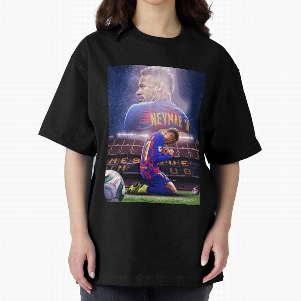 Art Wallpaper Neymar Classic T-Shirt Fuel Global Football Passion for FIFA World Cup 2026 USA Canada Mexico, Capturing Mbappe and Neymar, Portugal, Spain and Germany, Football Passion, Legendary Performances, Festival Vibes and Supporter Community;