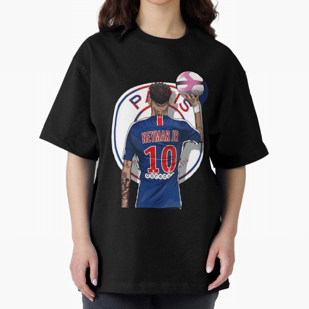 Art Neymar Illustration Classic T-Shirt Make Memories around Global Football Passion for FIFA World Cup 2026, Made for CR7, Netherlands, Game Day Rituals, Football Legends, Country Pride and the Road to the Final; Created for Match Day Parties,