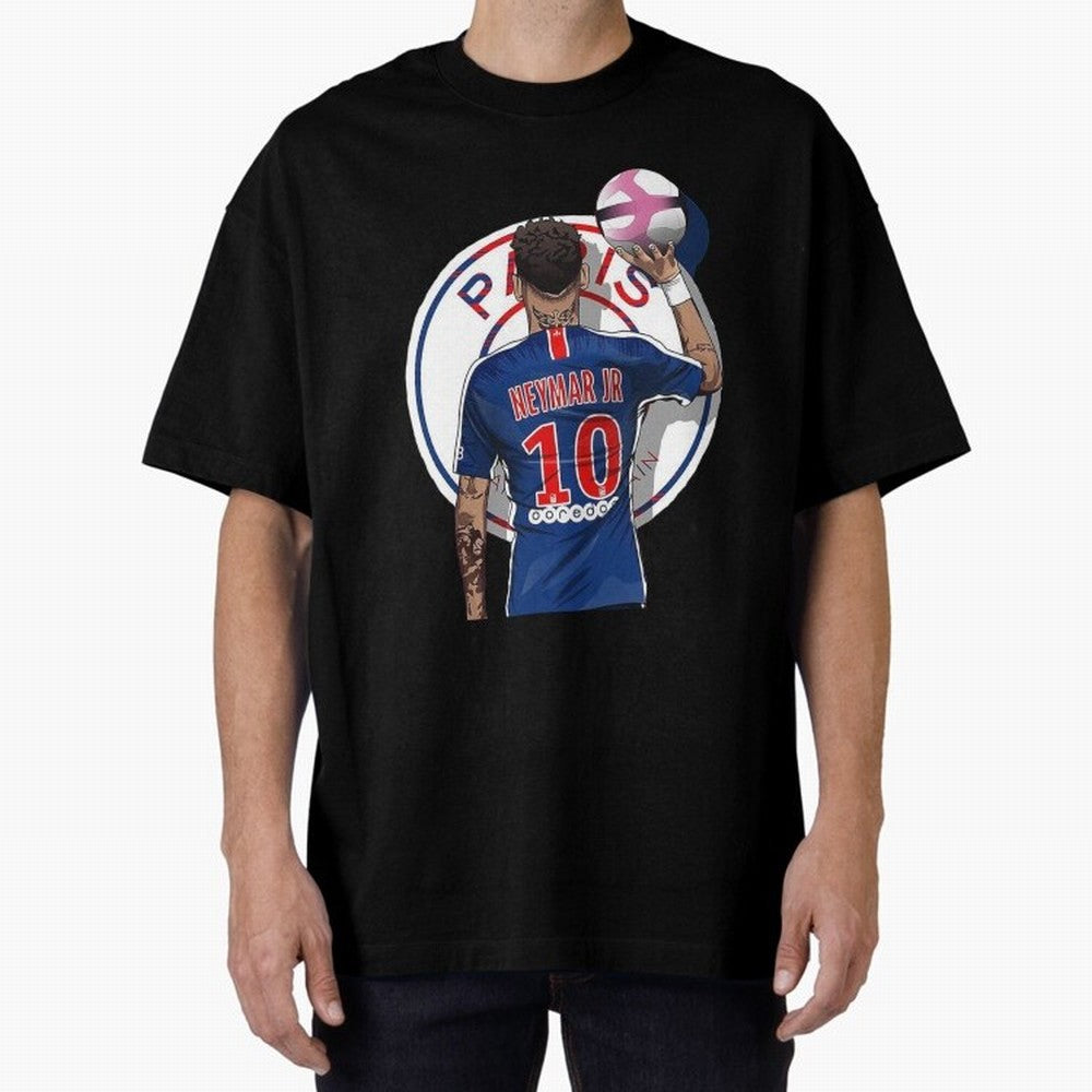 Art Neymar Illustration Classic T-Shirt Make Memories around Global Football Passion for FIFA World Cup 2026, Made for CR7, Netherlands, Game Day Rituals, Football Legends, Country Pride and the Road to the Final; Created for Match Day Parties,