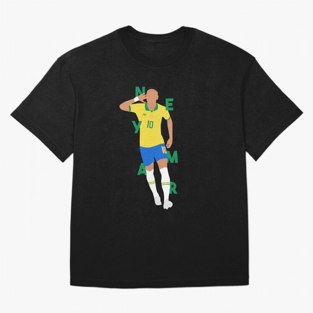 Neymar x Brazil Classic T-Shirt Celebrate the Stars of Match Day Hype around FIFA World Cup 2026 USA Canada Mexico, Messi, England, France and Netherlands, Match Day Excitement, Supporter Culture, Golden Goals and Global Football Passion; Perfect