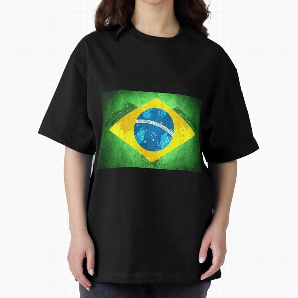 Brazil Oversized T-Shirt Bring World Football Passion into the FIFA World Cup 2026 Journey through Neymar, Haaland and Cristiano Ronaldo Highlights, Germany Pride, Fan Favorite Moments, National Team Passion, Big Match Drama and Soccer History;