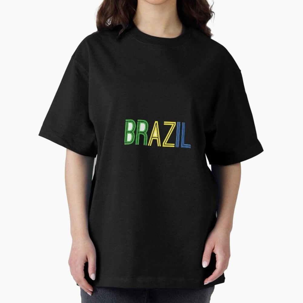 Simple Brazil Sticker Classic T-Shirt Embrace Global Football Passion for FIFA World Cup 2026, Built around Messi, Neymar and Mbappe, Argentina, France and Brazil, Stadium Memories, Football Loyalty, International Chants and Championship Tradition;