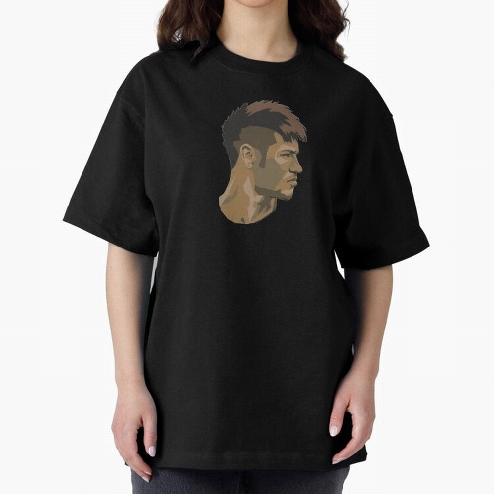 Neymar-I Love Nutmegs Oversized T-Shirt Show Match Day Excitement for FIFA World Cup 2026 Group Stage for Fans of Messi, CR7 and Mbappe and Brazil, Bringing Football Festival Excitement, Trophy Ambitions, Country Rivalries and Star Player Buzz;