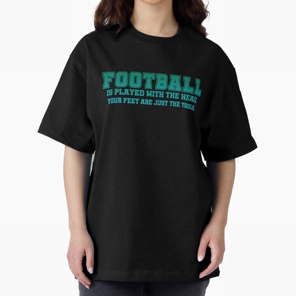 Football is played with the head. Classic T-Shirt Make Every Kick Count in FIFA World Cup 2026 Group Stage Filled with CR7 and Messi, Netherlands Energy, Football Festival Excitement, Trophy Ambitions, Country Rivalries and Star Player Buzz; Great