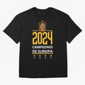 Campeonato Europa 2024 Oversized T-Shirt Bring Stadium Energy to the FIFA World Cup 2026 USA Canada Mexico Journey through Neymar, Haaland and Cristiano Ronaldo Highlights, Argentina, France and Brazil Pride, Match Day Excitement, Supporter