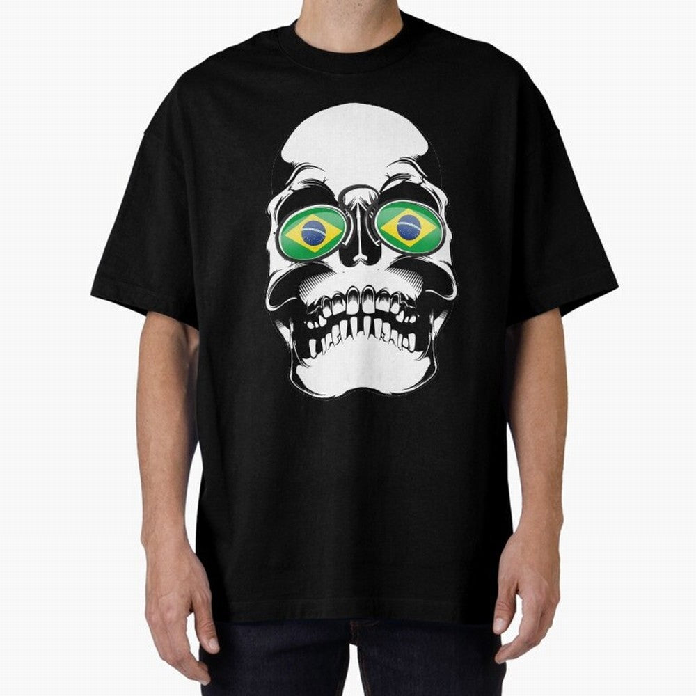 Brazil World Cup Oversized T-Shirt Support Iconic Players in FIFA World Cup 2026 USA Canada Mexico Connected to Neymar, Brazil, Portugal and Argentina Energy, Soccer Culture, Superstar Moments, National Team Dreams and Competitive Fire; Ideal for