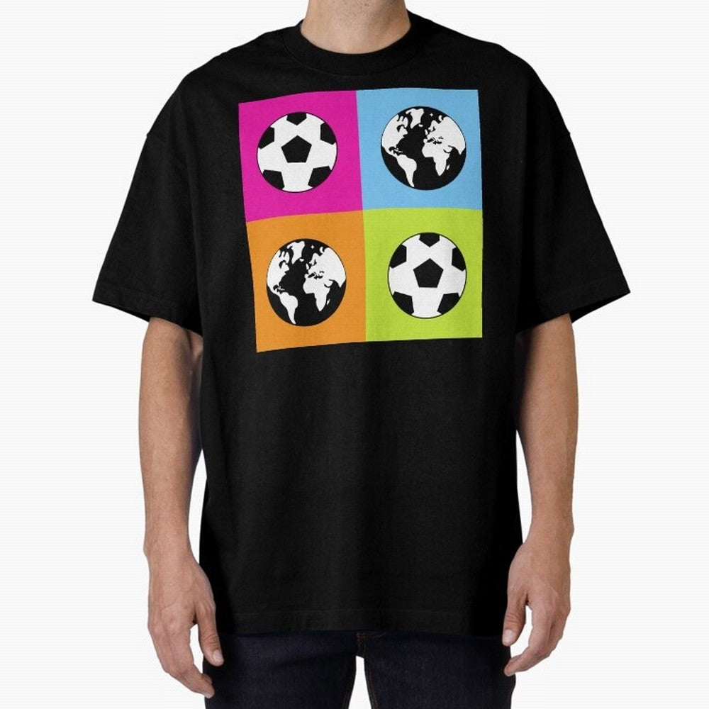 Warhol's Dream Classic T-Shirt Fuel the Hype around Global Football Passion for FIFA World Cup 2026 USA Canada Mexico, Filled with Haaland and Mbappe, Brazil, Portugal and Argentina, Sports Nostalgia, International Competition, Famous Players and