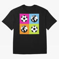 Warhol's Dream Classic T-Shirt Fuel the Hype around Global Football Passion for FIFA World Cup 2026 USA Canada Mexico, Filled with Haaland and Mbappe, Brazil, Portugal and Argentina, Sports Nostalgia, International Competition, Famous Players and