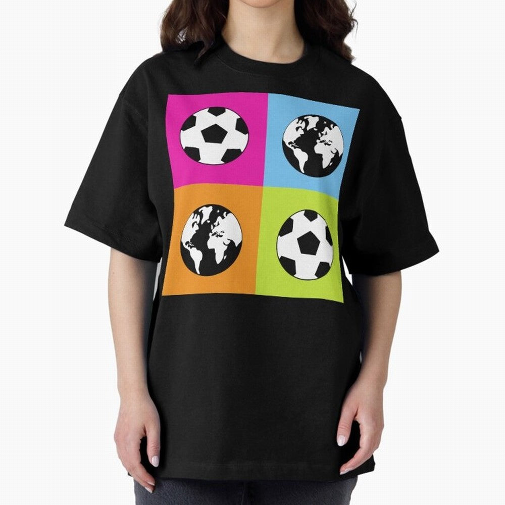 Warhol's Dream Classic T-Shirt Fuel the Hype around Global Football Passion for FIFA World Cup 2026 USA Canada Mexico, Filled with Haaland and Mbappe, Brazil, Portugal and Argentina, Sports Nostalgia, International Competition, Famous Players and