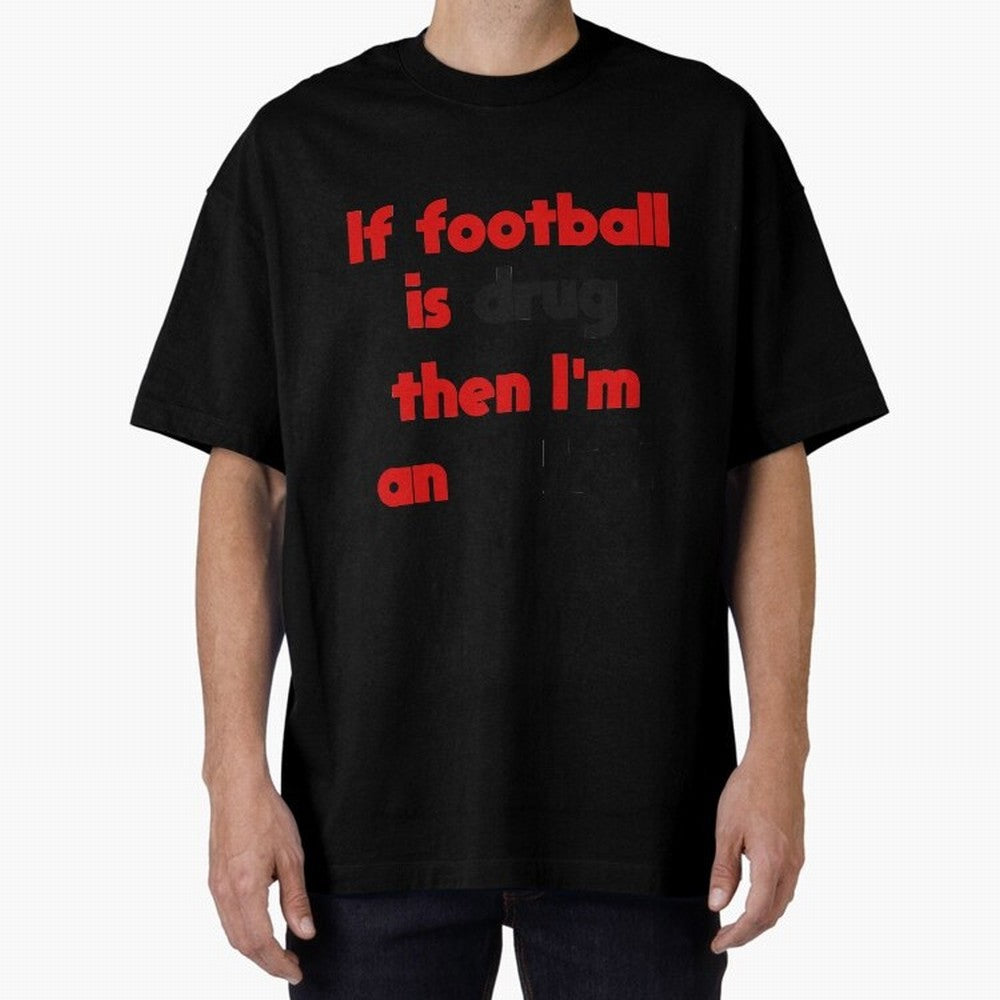 Football addict Classic T-Shirt Show Your Tournament Heart for Match Day Hype around FIFA World Cup 2026, CR7 and Messi, Brazil, Portugal and Argentina, Retro Football Energy, Iconic Rivalries, Trophy Chase Drama and Stadium Atmosphere; Ideal for
